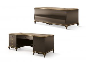 Carpanese Home Shaped Writing Desk 5042 5242 Heritage Collection