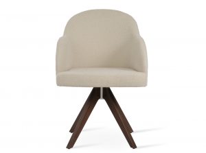 alice pyramid off white boucle walnut 3
