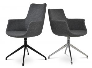 bottega spider modern swivel dining office chair sohoconcept 1