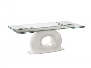 edra glass extendable dining table elite modern 1