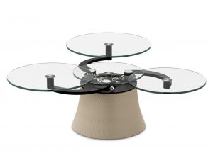 galaxy rotating extendable coffee end table elite modern 1
