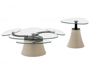nebula rotating extendable coffee end table elite modern 4