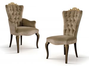 Carpanese Home Chairs 5009 and 5011 Heritage Collection