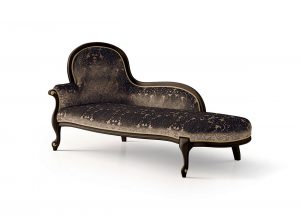 Carpanese Home Classic Italian Chaise Lounge 6190 Heritage Collection