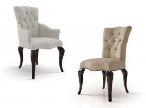 Carpanese Home Dining Chair 5019 and ArmChair 5119 Heritage Collection