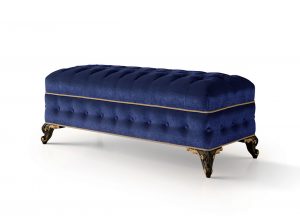 Carpanese Home Ottoman Bench 6583 Heritage Collection