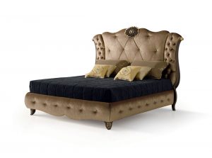 Carpanese Home Upholstered Italian Bed 6289 Heritage Collection