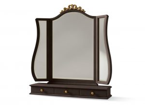 Carpanese Home Vanity Mirror 6534 with drawers Heritage Collection