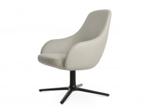 gazel arm 4star lounge oval swivel chair sohoconcept 3
