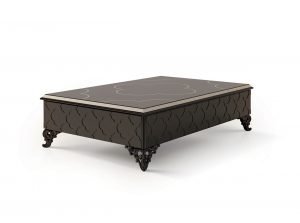 Carpanese Home Classic Rectangular Coffee Table 6132 Heritage Collection
