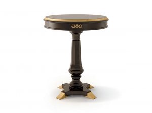 Carpanese Home Classic Round End Table 6140 Heritage Collection