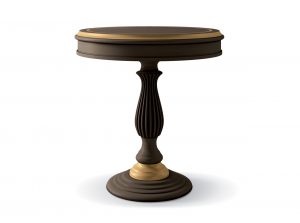 Carpanese Home Classic Round End Table 6230 Heritage Collection