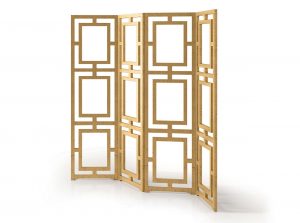 Carpanese Home Contemporary 4 Element Room Divider 6049
