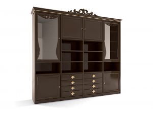 Carpanese Home Contemporary Library Storage Unit 5245