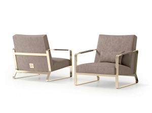 Carpanese Home Italian Accent ArmChair 7912 Contemporary Collection