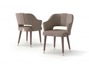 Carpanese Home Italian Dining ArmChair 7909 Contemporary Collection