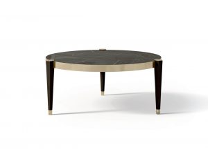 Carpanese Home Italian Round Coffee Table 7538 Contemporary Collection