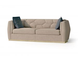 Carpanese Home Italian Sofa 7139 with internal quilting Contemporary Collection