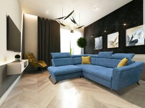 Gala Sectional Sofa Bed With Storage by ESF Furniture 4