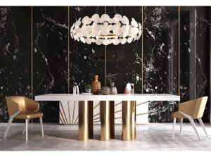 Oro White Dining Tabel By ESF Furniture 3