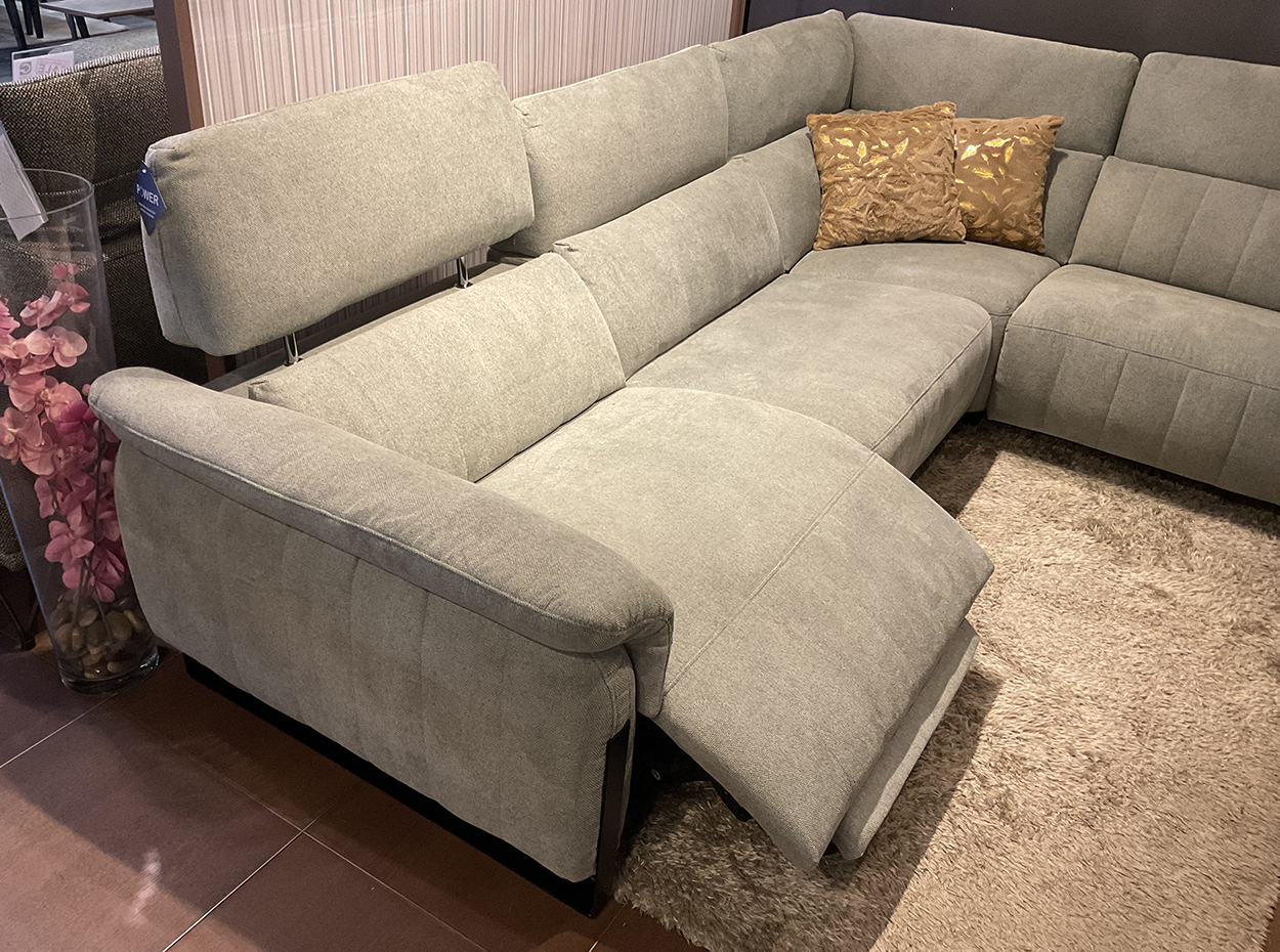 Celeste Fabric Recliner Sectional Sofa