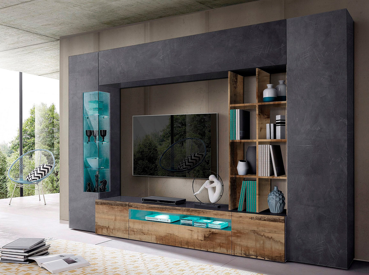 Ego Contemporary Wall Entertainment Unit | Made In Italy
