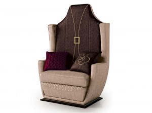 Carpanese Home Contemporary Italian Accent Armchair 7012