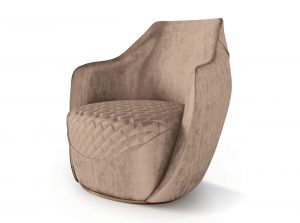 Carpanese Home Contemporary Italian Accent Armchair 7043