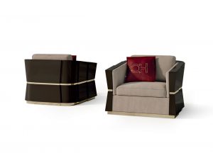 Carpanese Home Contemporary Italian ArmChair 7537
