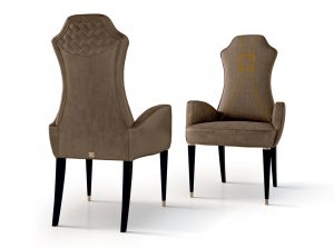 Carpanese Home Contemporary Italian Dining Armchair 7011
