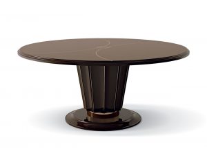 Carpanese Home Contemporary Italian Round Dining Table 7006
