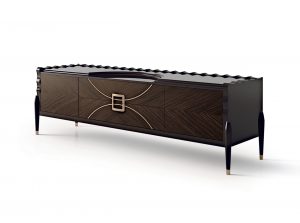 Carpanese Home Contemporary Italian TV Stand 7016 Storage Media Unit