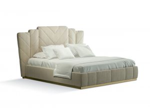 Carpanese Home Contemporary Italian Upholstered Bed 7379 Bedroom 1