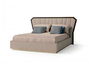 Carpanese Home Contemporary Italian Upholstered Bed 7599 Bedroom