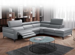 Fabi Italian Sectional Sofa by Franco Ferri Made in Italy