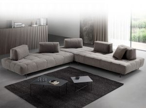Marvel Italian Sectional Sofa by Franco Ferri Made in Italy