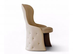 grace luxury upholstered dining chair by formenti italy 1