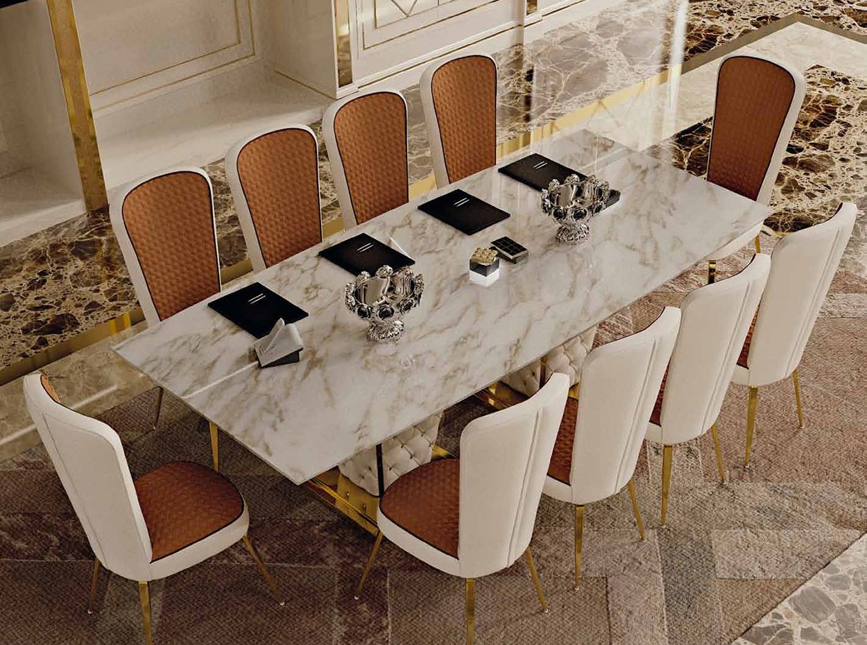 Romance Marble Luxury Dining Table by Formenti Italy - MIG Furniture