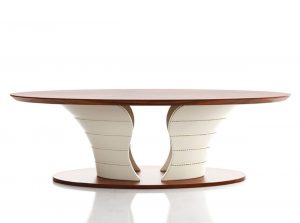 tulip wooden italian luxury dining table formenti 1