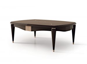 Carpanese Home Contemporary Italian Coffee Table 7032 Rectangular Top