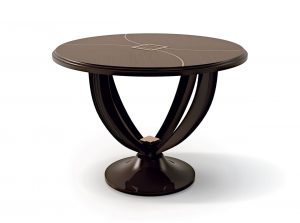 Carpanese Home Contemporary Italian End Table 7013 Round Top