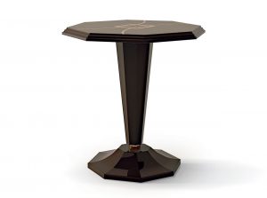 Carpanese Home Contemporary Italian End Table 7030 Round Top