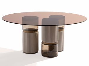 Carpanese Home Imperial Italian Round Dining Table