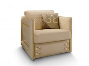 darling contemporary italian fabric leather armchair formenti 1