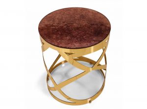 denim italian coffee end side table by formenti 1