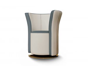 flut luxury italian swivel arm chair by formenti 1