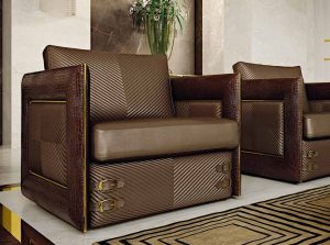 four season modern italian armchair formenti 1