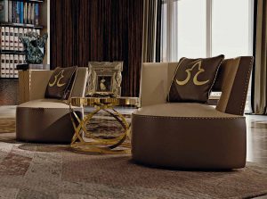 freddy upholstered italian arm chair by formenti 1