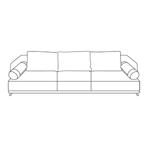 Sofa W113.4″