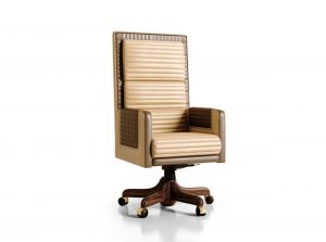 miami upholstered swivel office chair by formenti italy 1